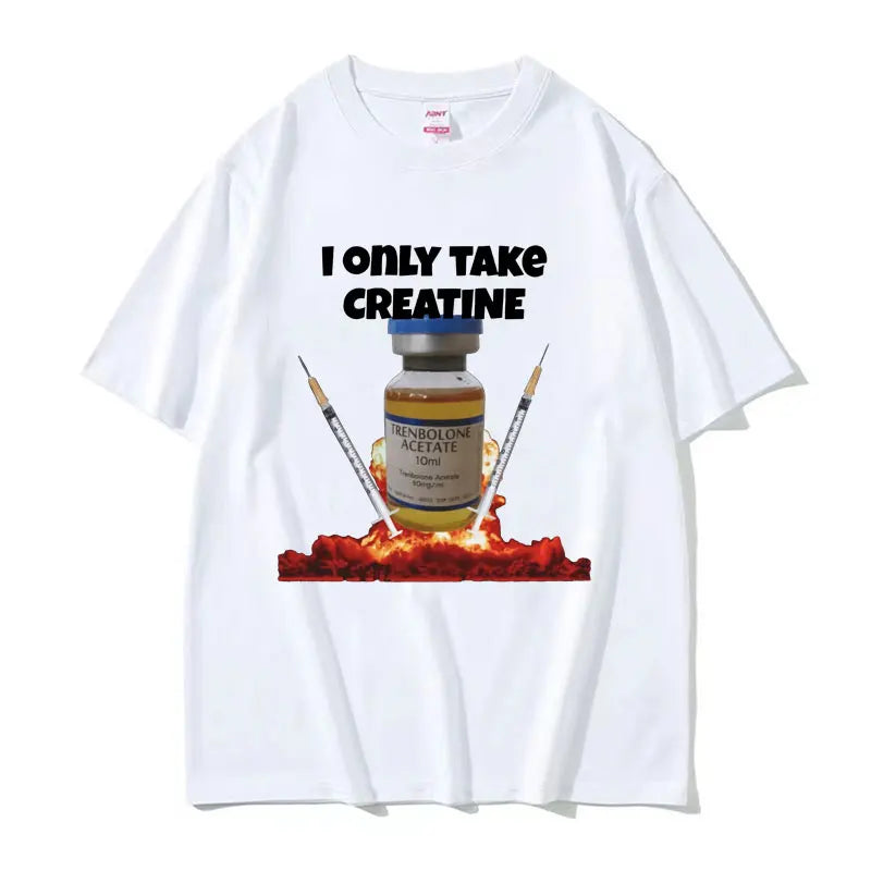 "I Only Take Creatine" Pump Cover Tee