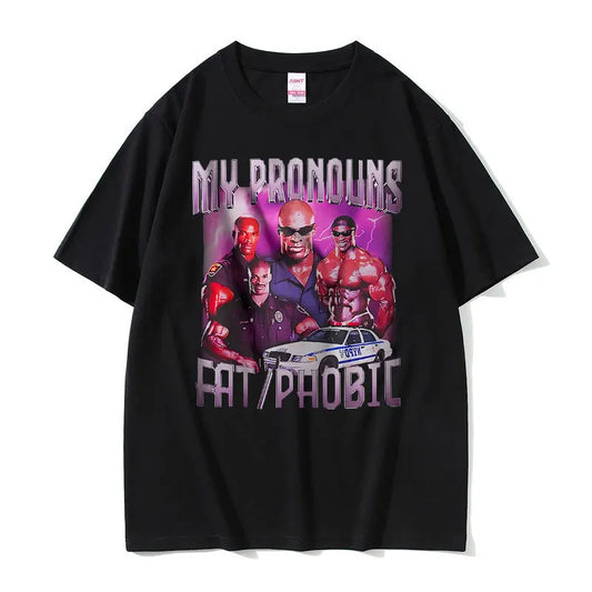 "My Pronouns Fat/Phobic" T-Shirt